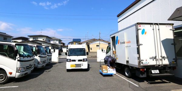 宮城県内のお客様へ的確に配送いたします